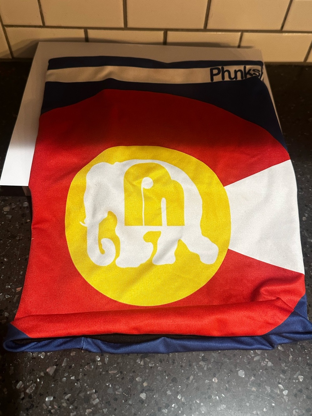 Phunkshun Wear 🏔️Colorado Flag Neck Gaiter Ski Mask